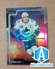 Bo Horvat 2020-21 O Pee Chee Platinum OPC Sunset Parallel Hockey Card #41